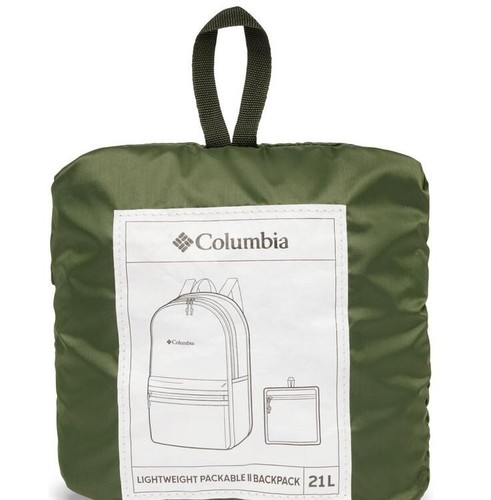 Columbia Unisex Lightweight Packable Backpack, Canteen/Greenscape One Size- NEW - Picture 5 of 6