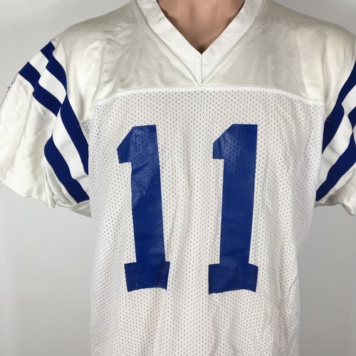 Vintage Russell Athletic Indianapolis Colts weiß #11 Jeff George Football Trikot 48 - Bild 2 von 9