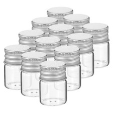 24PCS Mini Glass Bottles Perfume Bottles Sample Bottles Tiny Vials for Crafts