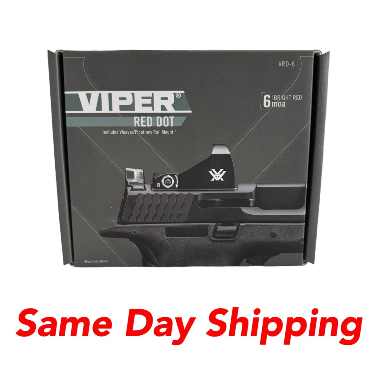 Vortex Optics Viper 6 MOA Red Dot Sight - Black for sale online | eBay