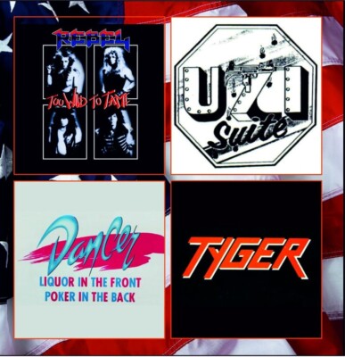 RARE HAIR METAL AMERICA 1 (REBEL, UZI SUITE, DANCER, TYGER) CD Ltd 200 EP Demo