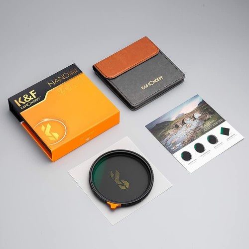 K&F Concept 1/4 Black-Mist&Variable ND2-32 Filters 49/52/55/58/62/67/72/77/82mm - Picture 56 of 80