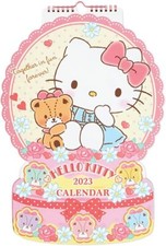 Hello Kitty Die-cut Calendar 2023 Sanrio Original Official Kawaii