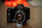 Canon T90 35mm Slr Film Camera w/ Fdn 100mm 2.8 lens Film Tested and working
