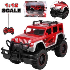 1:12 Electric 4WD RC Remote Control High Speed Off-Road Truck W/ Lights Kids Toy