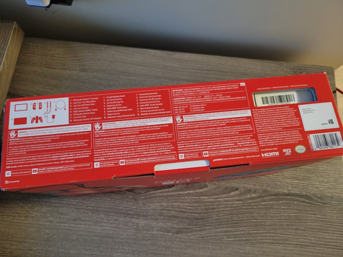 Brand New - Nintendo Switch HAC-00(-01) 32GB Handheld Console - Neon Red/Blue - Picture 2 of 3