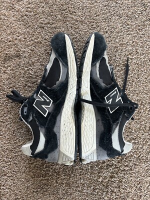 Size 13- New Balance 2002R Protection Pack - Black Grey