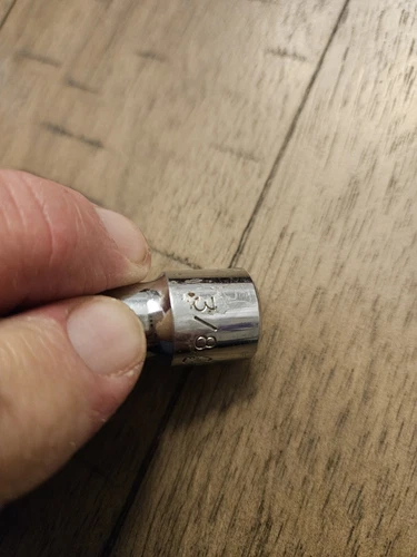 MAC TOOLS USA X126R 3/8 DRIVE CHROME 6 POINT SOCKET  W-52 SAE SHALLOW STANDARD