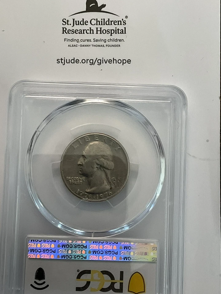 1976 bicentennial quarter D Minted. PCGS XF50 Clad - Image 4 of 4