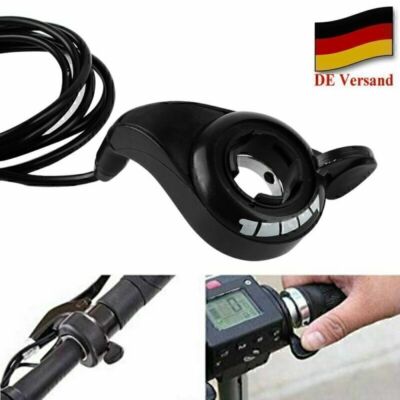 Daumengas E-Bike Gasgriff Gashebel Elektrofahrrad Thumb Throttle Speed Control