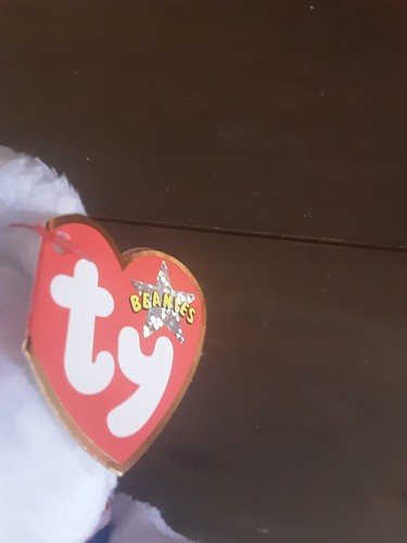 Original TY Plush Beanie Baby, LONDON, NEW, white, clean, no marks or tears - Picture 4 of 5