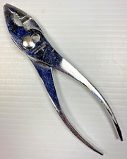 Vintage Chrome Polished Drop Forged Japan Slip Joint Pliers 6-1/2" Japan Tool