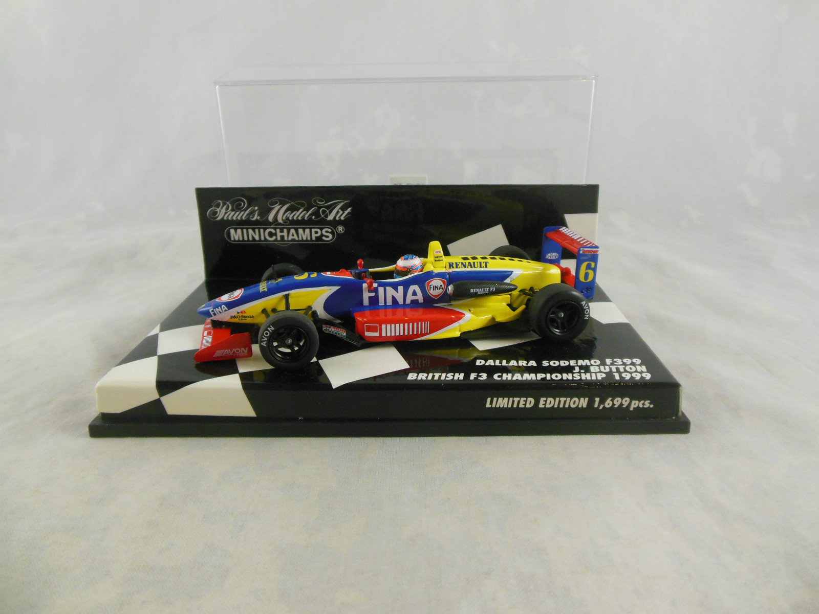 Minichamps 400 990306 1999 Dallara Sodemo F399 J Botón campeonatos británica F3 respuestas rápidas Minichamps Minichamps Minichamps 400 990306 1999 Dallara Sodemo F399 J Botón campeonatos británica F3 ventas calientes