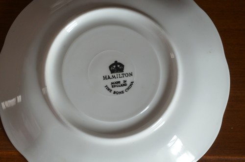 BONE CHINA CUP & SAUCER HAMILTON - Picture 4 of 4
