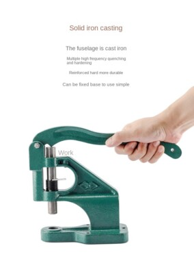 #ad #ad Hand Pressure Buttoning MachineManual Garment Buttoning MachinePressing Buttons $179.30