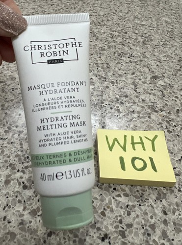 Christophe Robin Hair Hydrating Melting Mask Aloe Vera 1.3oz/40mL Travel SZ NWOB - 第 13/14 張圖片