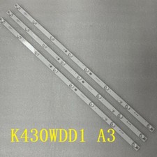 LED Backlight Strips(3) for 43inch TV 43LFA69K K430WDD1 A3 4708-K43WDD-A3117N01