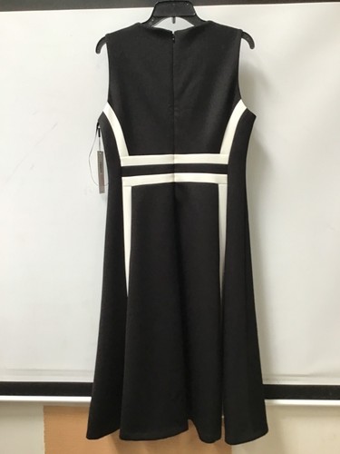 Calvin Klein ( New With Tag ) Ladies Sleeveless Black Dress Size 12 - Picture 2 of 6