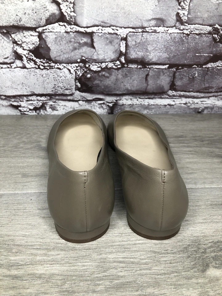 ENZO ANGIOLINI Gray Lydian Slip On Leather Ballet Flats Women’s Sz 6.5M US/37EU - Image 4 of 4