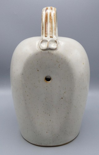 Vintage Stoneware Wall-Mount or Freestanding Salt Pig with Handle – 24cm Tall - Imagen 5 de 9