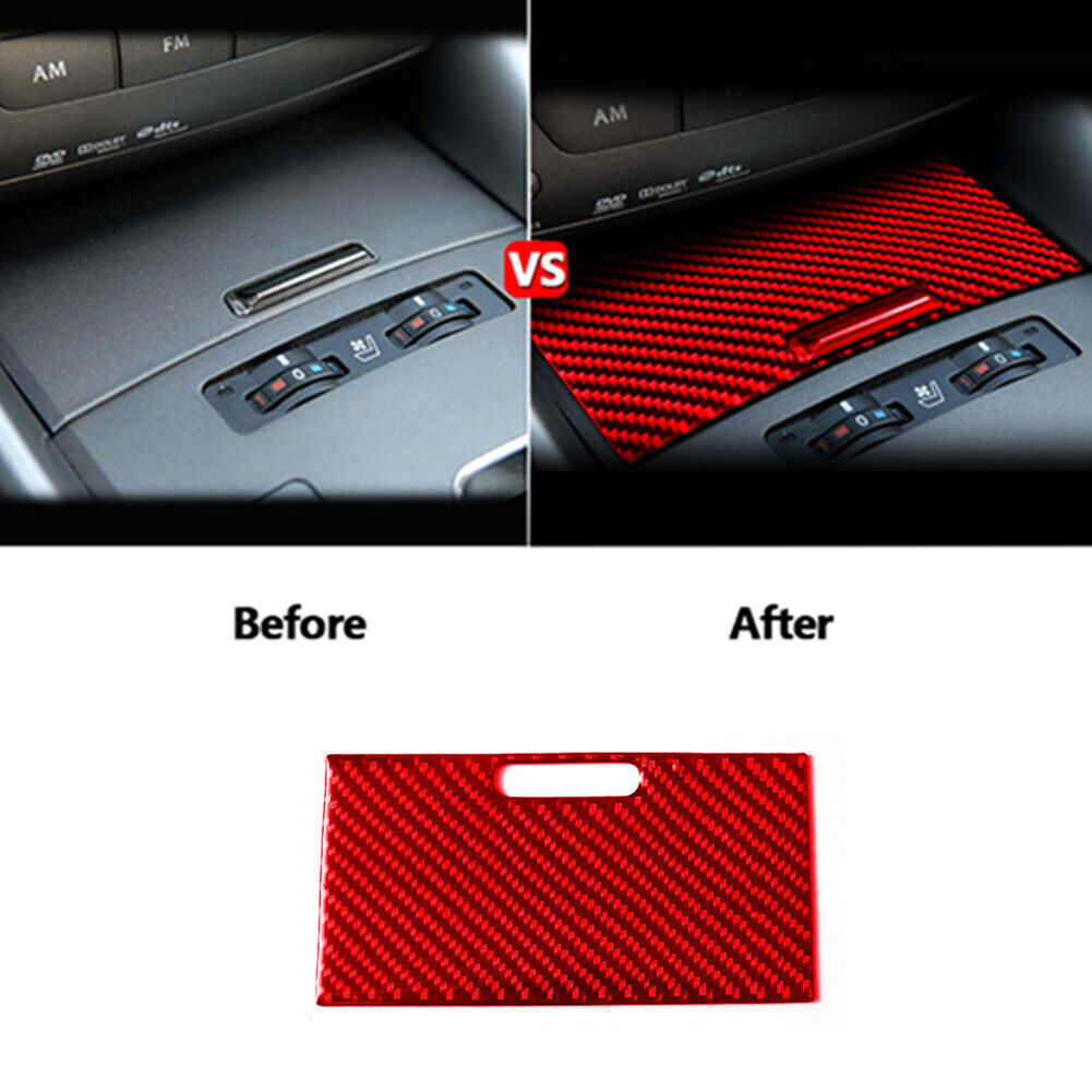 2006 lexus is250 cigarette lighter fuse For Lexus IS250 300 350 2006-2012 Red Carbon Fiber Cigarette Lighter Trim  Cover