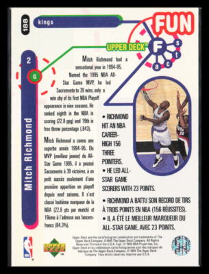 ミッチ出品ページ 1995-96 Collector's Choice Mitch Richmond #188 | eBay