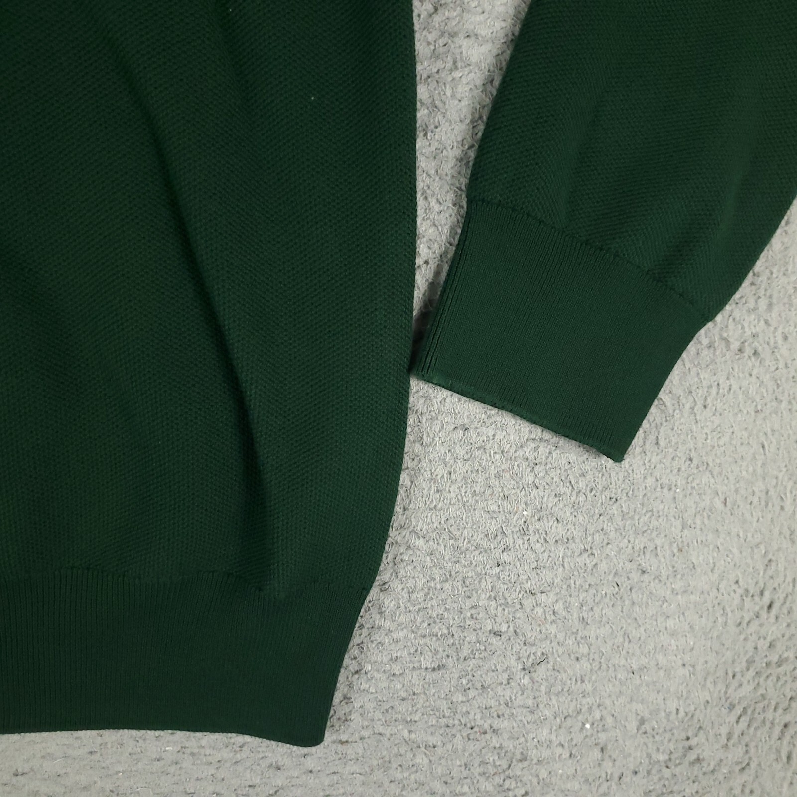 Maglione Ralph Lauren uomo taglia XL verde pony 1 4 zip pullover felpa