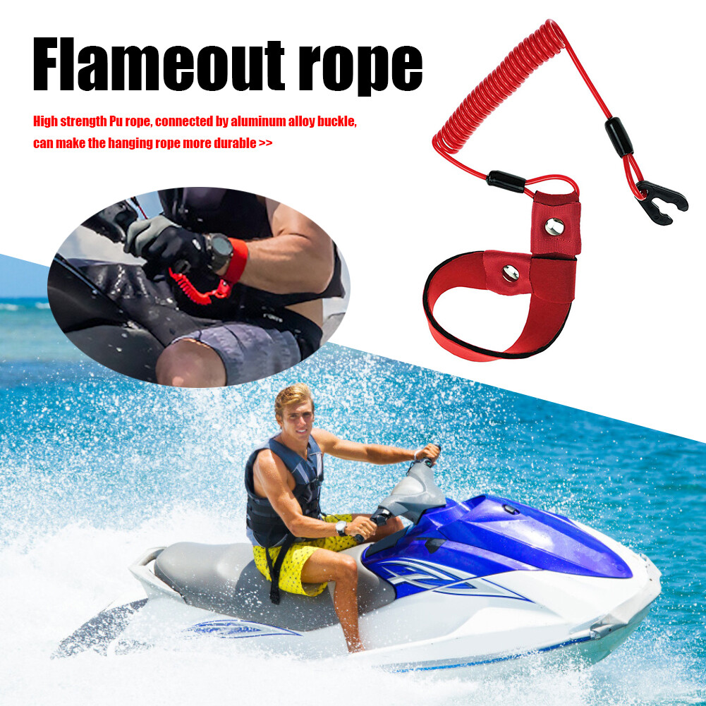 Stop Kill Safety Lanyard for Yamaha Jet Ski Wave Runner FX140 EW268348