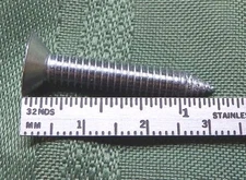 Vtg Bulk Lot 50 12-24 1.25" 1 1/4" Phillips Flat Head Metal to Wood Screws