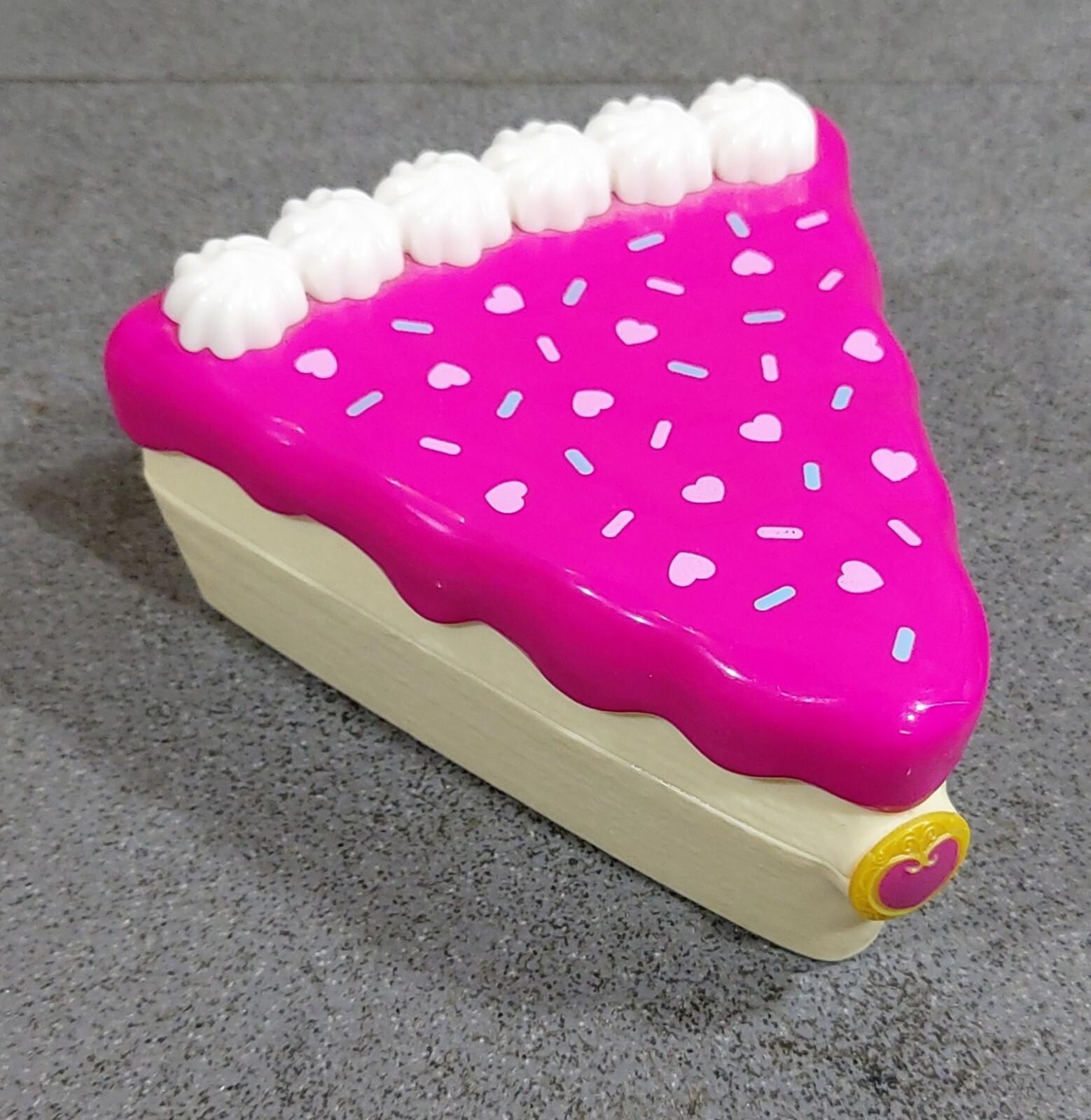 Polly Pocket Birthday Cake Bash Compact Pink Slice Set Surprise Party No Figures