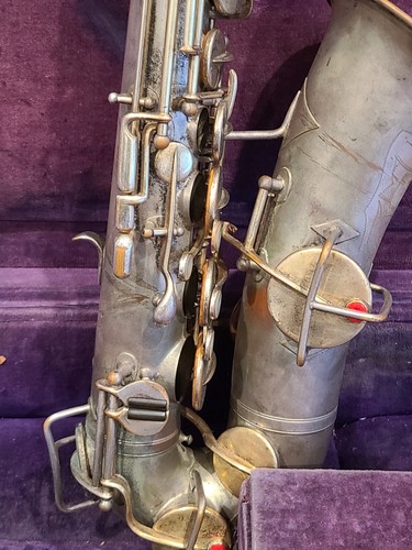 Buescher Silver Plated True Tone Alto Saxophone - Picture 6 of 14