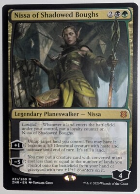 Nissa of Shadowed Boughs  x1 Zendikar Rising Magic the Gathering MTG LP/NM