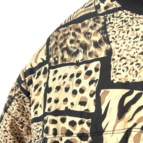 VINTAGE 80'S 90'S IOIO Design 100% Linen Size Large L Puffer Jacket Coat Shirt - Picture 5 of 9