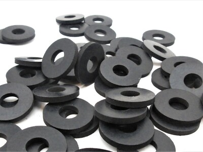 #ad 7 16quot; ID x 1quot; OD x 1 16quot; Thick EPDM Rubber Flat Washers Seals Plumbing $24.40