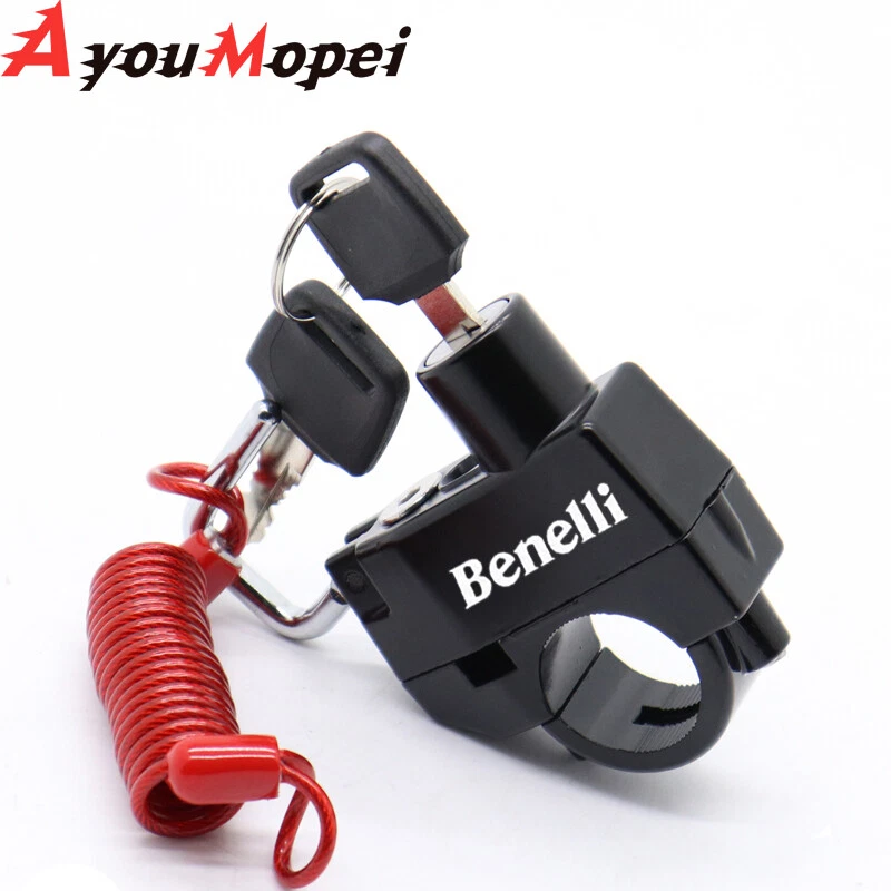 Anti-theft Helmet Lock For BENELLI TRK 502 Leoncino 500 200 BJ250 BJ500 TNT 125  - Image 2 of 4