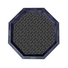 Celtic Knot Grey Octagon Wooden Dice Tray, Rolling Tray D&D Tabletop Board Games