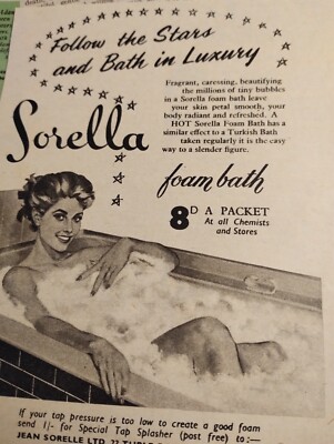 Sk60 Ephemera 1930s Advert Jean Sorelle Ltd Sorella