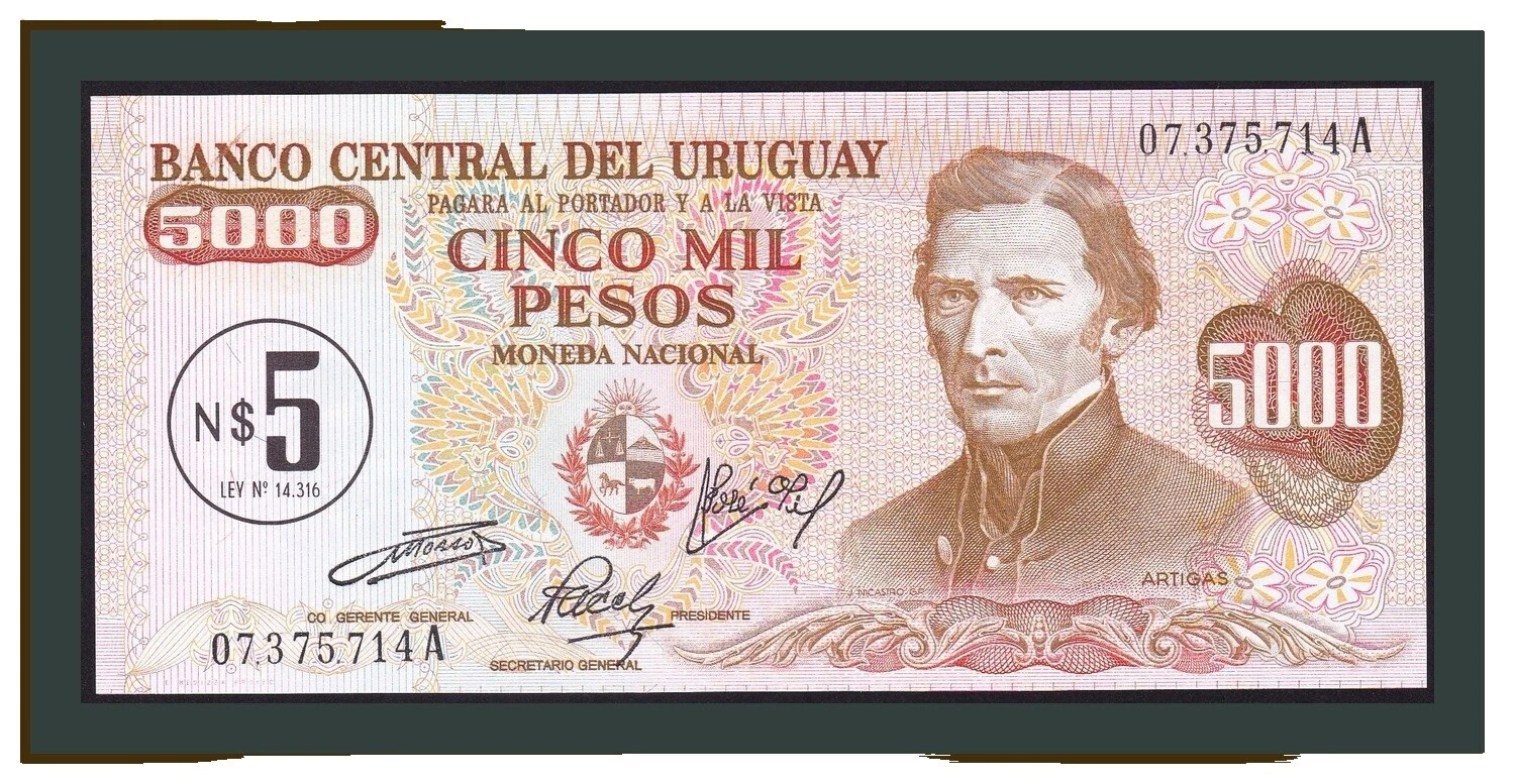 1975 South American Paper Money