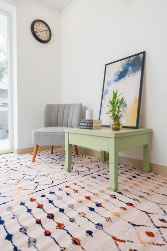 Distressed Moroccan Style - 2'x4', Transitional Design Area Rug - 505 - Picture 12 of 84