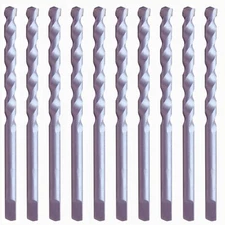 5/32"X 3-1/2" Masonry Drill Bits Carbide Tipped Tapcon Half Flat Shank-10Pcs