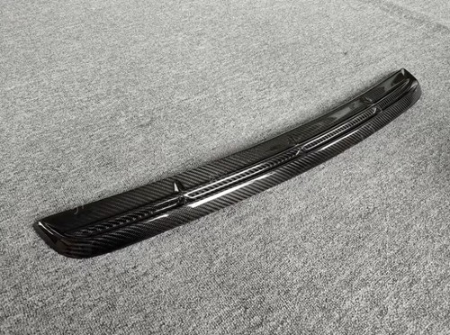 Real Carbon Front Hood Grill Cover Bonnet bumper Trim For Porsche Taycan 19-24 - Picture 4 of 11