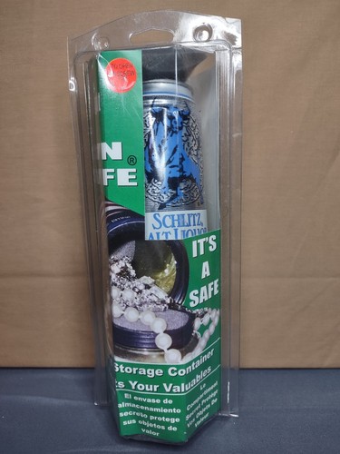Vintage Schlitz Beer Can Diversion Safe Home Security with Secret Compartment