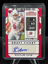 2020 Contenders Draft Picks Bradlee Anae Rookie RC DRAFT TICKET AUTO - #274 MINT