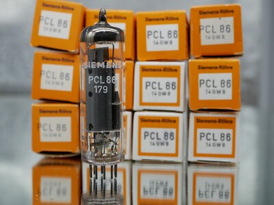 2x Siemens PCL86 Neu NEW in Box NIB TUBE RÖHRE Valvola B1