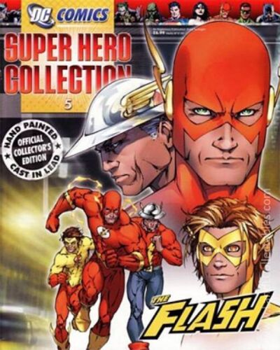 DC Super Heroes Eaglemoss 2009 Diecast Statue #5 The Flash Wally West Mag Only