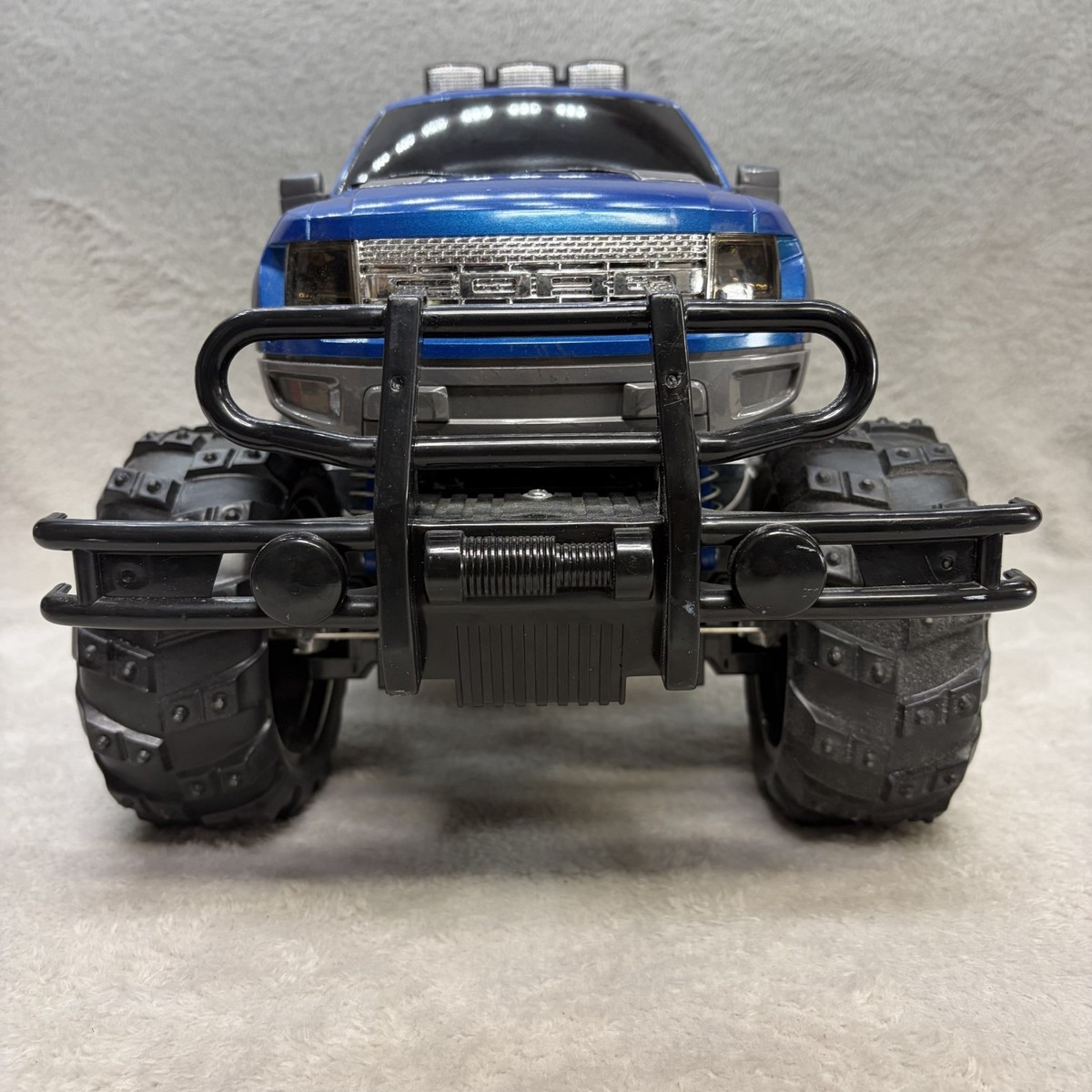 RC Monster Truck Ford ラジコン　ジャンク　部品取り当時物 Toys R Us Ford F-150 Raptor SVT RC Monster Truck 49.86 MHz Fast