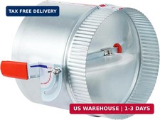 8 Inch Duct HVAC Backdraft Damper Galvanized Iron