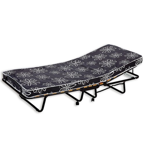 Komfort-Gästebett PASO - schwarz-weiß - 80x190 cm Bett Polsterbett Doppelbett - Bild 3 von 4