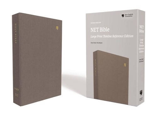 NET Bible, Thinline Reference, Large Print, Cloth over Board,... - 9780785229124