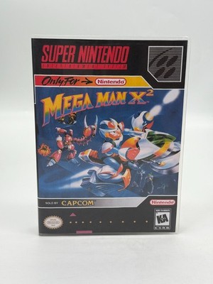 Mega Man X2 Super Nintendo SNES NTSC-U/C guter Zustand Modul + Anleitung